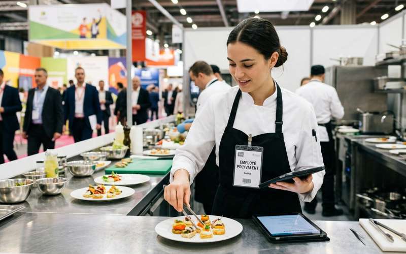 Employé polyvalent restauration en événementiel : missions et conseils