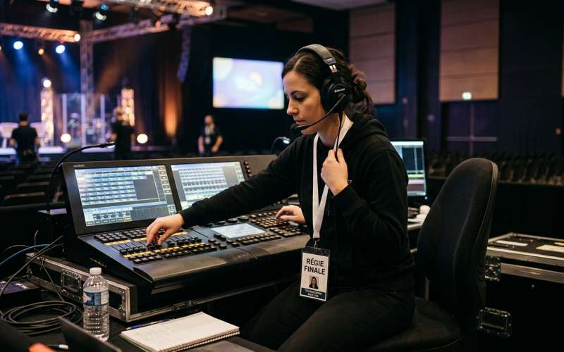 Technicien de régie finale : démarrer en spectacle et event
